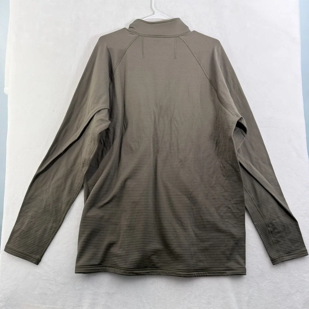 511 Tactical 1/4 Zip Stratos Pullover Mens XL Gray Hiking Waffle Performance